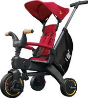 Doona Liki Trike S5 - dětská tříkolka, barva:Flame Red / červená
