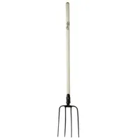 4-Zinken-Wurfgabel mit Holzstiel 130cm