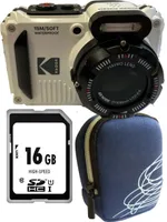 Kodak PixPro WPZ2 weiß Set Angebot Tasche blau