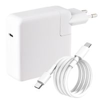 Ladegerät Macbook Pro Ladekabel 96W USB Type C für Mac Book Pro/ Air 2020 2019 2018/ iPad Pro 129/11 weiß Power Adapter