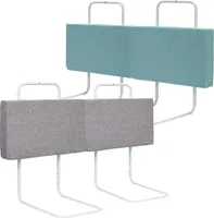 Jopassy Bettgitter Bettschutzgitter für Kinder Rausfallschutz Bett 5-Loch Höhenverstellbar Kinderbettgitter Sicherheitsschutz für Kleinkinder Babys und Kinder 50cm Leinenfarbe
