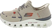 Skechers slip-ins: pánské nazouvací boty Glide-Step Pro v béžové barvě, velikost 43
