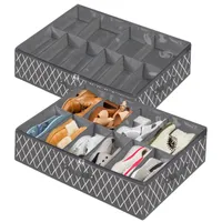 BigDean Schuhbox 10 Boxen stapelbar mit Sichtfenster & Schublade Schuhe  Spielzeug etc. (10 St)