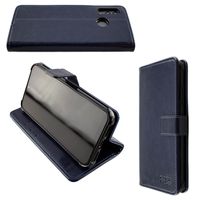 caseroxx Handy Hülle Tasche kompatibel mit Gigaset GS110 Bookstyle-Case Wallet Case in blau
