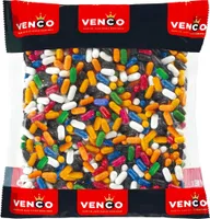 Venco - Bunte Lakritzstäbchen - 1kg