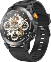 INF Smartwatch mit Herzfrequenz- und Blutdruckmessgerät Schwarz