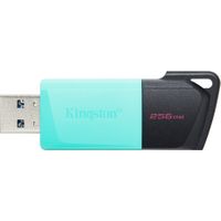 Kingston USB-Stick DataTraveler Exodia M - USB 3.2 Gen 1 (3.1 Gen 1) - 256 GB - Schwarz/Türkis