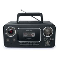Muse M-182 RDC Analogue Black - Prenosné stereo systémy (analógové, FM, MW, prehrávač, CD, CD-R, CD-RW, opakovanie všetkých, opakovanie jedného, LED)