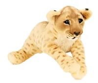 Löwe Baby braun XL Plüschtier ca. 60 cm liegend Kuscheltier Softtier