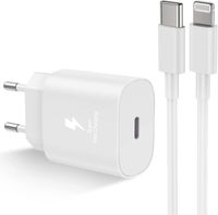 iPhone 25W Power Adapter Schnellladegerät USB-C Netzteil Ladegerät Adapter für iPhone 11, 12, 13, XS, XR