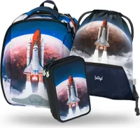 BAAGL SET 3 Shelly Space Shuttle: Aktentasche, Federmäppchen, Tasche