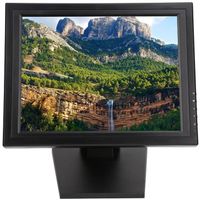 17" LCD Touchscreen Monitor Anzeige, VGA USB Multipositions Stand Monitor Standplatz, für PC/POS Einzelhandelsleben