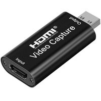 Videoaufnahmekarte HDMI zu USB 2.0 4K Video Capture Card Device PS5 PS4 Xbox Series X S One Übertragung Live Record Gaming Streaming Recorder Retoo