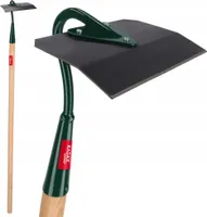 KADAX Hacke, Gartenhacke aus Metall, Unkrauthacke mit langem Stiel aus Holz