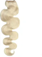 vlasy2heart ľudské vlasy na predĺženie vlnité - 50cm 100g 10/1 svetlá blond popolavá