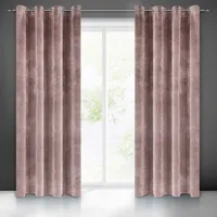 Vorhang RIA altrosa 140x250 cm  Ösen 10