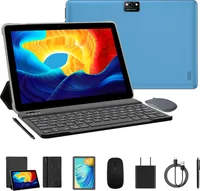 Vasoun M30 Tablet 10 Zoll Android 13 Tablet mit 7 GB(3GB+4GB virtual) RAM 64 GB ROM, 6000 mAh Akku, HD Touchscreen, Bluetooth, Wi-Fi, Type-C,mit Tasta