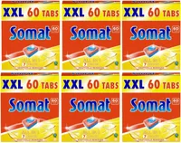 Somat 7 All in 1 Multi Aktiv Spülmaschinentabs 6x60 Tabs Geschirrspülreiniger
