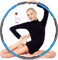 Hula Hoop Fitness Reifen 8-teilig Hüftmassage Sport Massage Gymnastik Plastik. 
