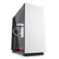 Sharkoon Pure Steel RGB - Midi ATX Tower - PC - Stahl - Gehärtetes Glas - Weiß - ATX,CEB,EATX,EEB,Micro ATX,Mini-ITX - Multi