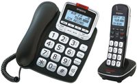 Emporia GD61ABB Telefon Analoges/DECT-Telefon Schwarz, Silber Anrufer-Identifikation - Plug-Type C (EU)