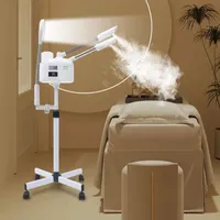 3in1 Intelligenter Touchscreen Gesichtsdampfer mit heißer & kalter Düse SPA Dampfgerät Schönheit Maschine Tiefenreinigung Gesichtssauna (1000ml) für Kosmetikstudio
