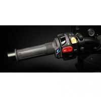 KOSO HG-13 Heizgriffe Set 7/8" + 1" L=120mm für Motorrad Quad ATV (Drehgas)