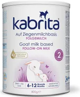 Kabrita | Ziegenmilch Folgemilch 6-12 Monate | Hochwertige Babynahrung  - Baby Milch, nahrhaft* und sanft zum Babybauch | Inhalt: 800g Babynahrung-Milchpulver