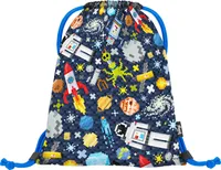 Baagl Turnbeutel für Junge, Schuhbeutel für Kinder, Schule und Kindergarten Sportbeutel, Sportrucksack, Gymsack (Space Game)