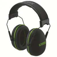 uvex Kapselgehörschutz KX10 2630011 schwarz, grün SNR 30 dB Größe L, M, S