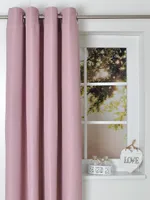 Vorhang Verdunkelung Ösenschal Thermo Dimout rose - Höhe 140 x 245 cm