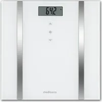 medisana BS 483 weiß Körperanalysewaage bis 180 kg Personenwaage Körperfett