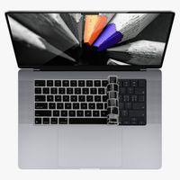 kwmobile Silikon Tastaturschutz für Apple MacBook Pro 16" (2021) - QWERTY US Keyboard Cover Abdeckung - Schwarz