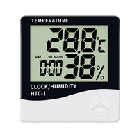Hochpräzises elektronisches Thermometer Digitalanzeige Mini-Temperaturwecker-Thermometer, HTC-1 Standard
