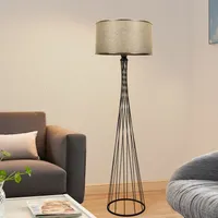 Opviq, AYD- AYD SGN, Sand,Beige, Stehlampen, 21 x 38 x 143 cm, Metallkörper