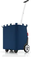 reisenthel Carrycruiser, Einkaufstrolley, Einkaufsroller, Einkaufswagen, Trolley, Dark Blue, 40 L, hochwertiges Polyestergewebe, OE4059