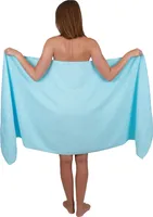 Betz XXL Badetuch 100 x 200 cm PALERMO  Saunatuch 100% Baumwolle  Farbe: türkis