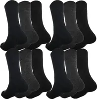 12 Paar Herren Wintersocken Innenfrottee Socken 12 Paar 43-46