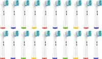 Cosity 20x Aufsteckbürsten kompatibel mit Oral B und Braun Zahnbürsten - Briefkastenverpackung