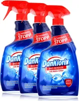 DanKlorix Bad-Reiniger mit Aktiv-Chlor 750ml - Schimmel-Stopp (3er Pack)