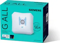 Siemens PowerProtect VZ16GALL - Worek - do odkurzacza (opakowanie 16 szt.) - do Q5.0 allergy, Z7.0 allergyPlus, Z7.0 family allergyPlus