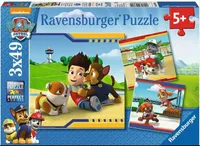 3 x 49 Teile Ravensburger Kinder Puzzle Paw Patrol Helden mit Fell 09369