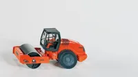 Siku Walzenzug HAMM Baufahrzeug-Modell orange ; 3530