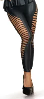 Axami V-9196 Leggings im Wet-Look schwarz, Größe:L