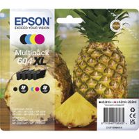 Epson 604XL Multipack - 4-pak - XL - czarny, żółty, cyjan, magenta - oryginał - opakowanie blistrowe