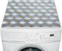 friedola Waschmaschinen Auflage 60x60cm Muster 3D Cube