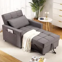 Schlafsofa klein,3 in 1 klappsofa Schlafsessel mit Bettfunktion,Sessel