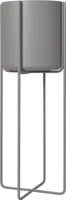 Blomus Pflanzgefäß KENA L mit Gestell grau steel