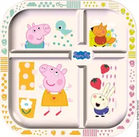 KOZIOL Esslernteller + Würfel Easy Eater Peppa Pig