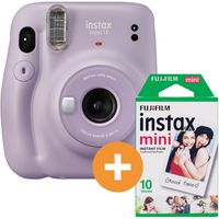 Instax Mini 11 lilac-purple Film-Set inkl. 10er instax mini Film Sofortbildkamera